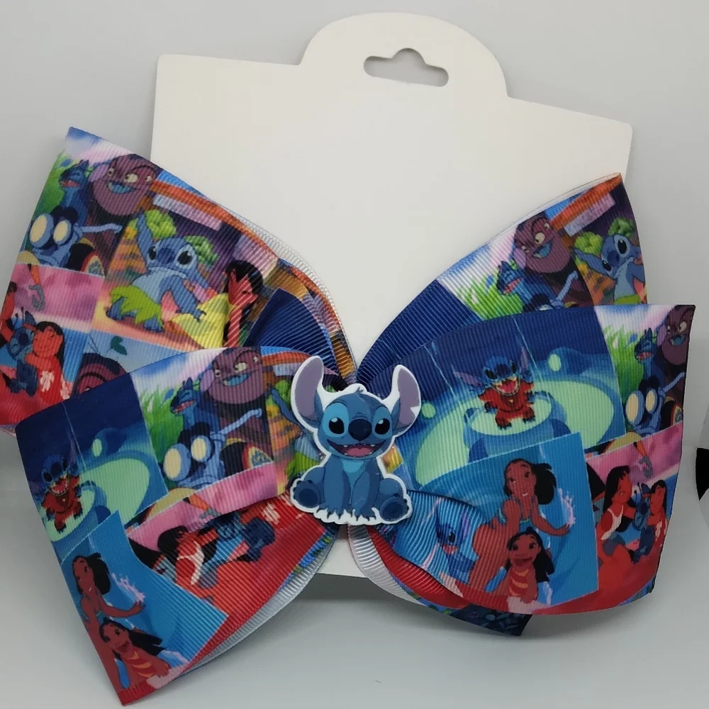 Stitch hair bow
